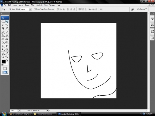Creation of A Smile feels always Right: Step 6
